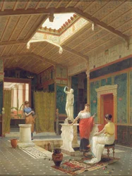 Un interior pompeyano, 1882